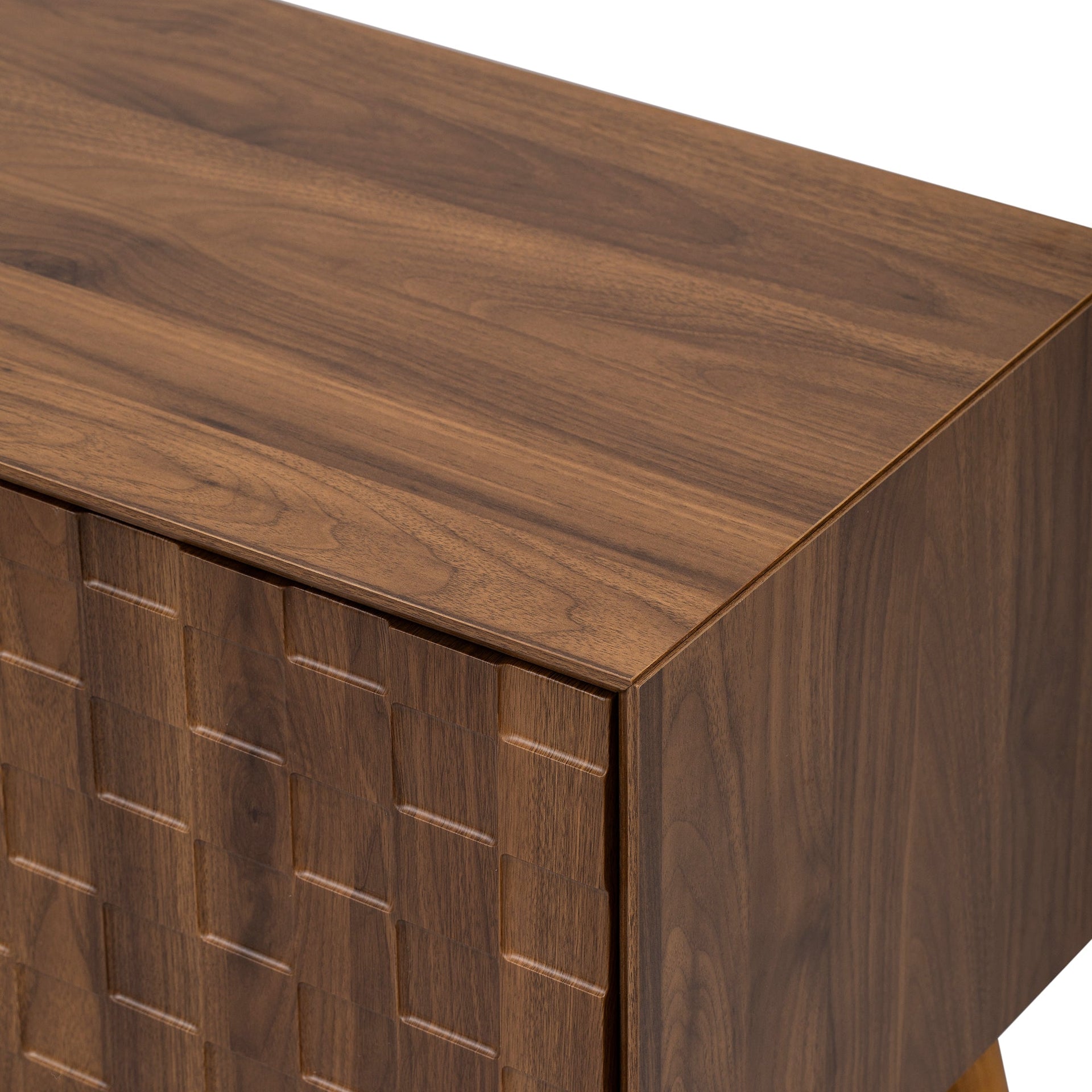 70' Mid-Century Modern TV Stand, Media Console Table for TVs up to 80'', Entertainment Center with 5 Solid Wood Legs for Living Room, Bedroom