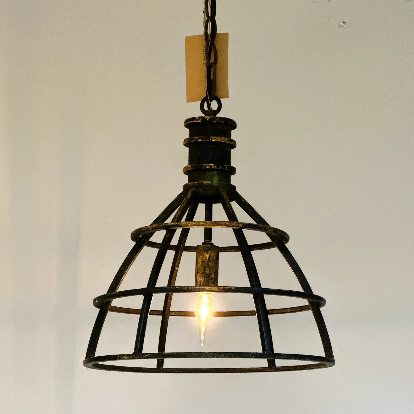 Black Iron Single Pendant