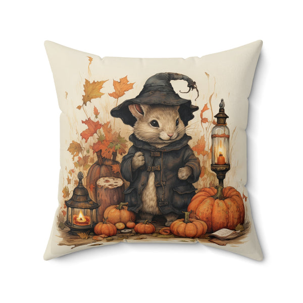 Microsuede Cushion / Fall & Halloween Art - Beatrix Potter Inspired Collection
