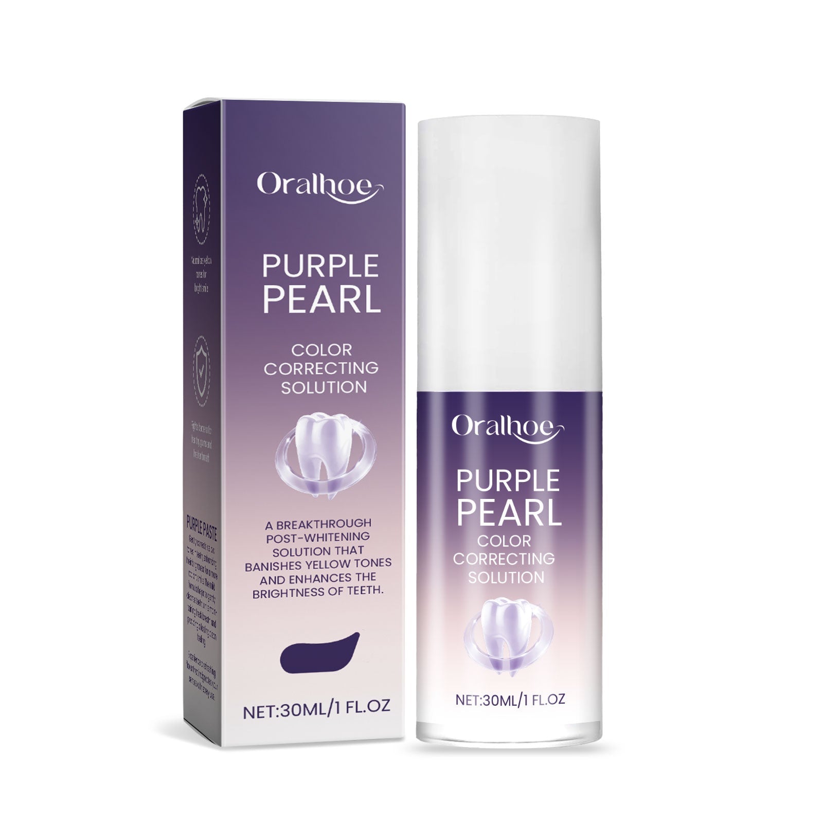 Purple Care Toothpaste Clean Teeth Hygiene Care Mouth Fresh Daily Care Toothpaste