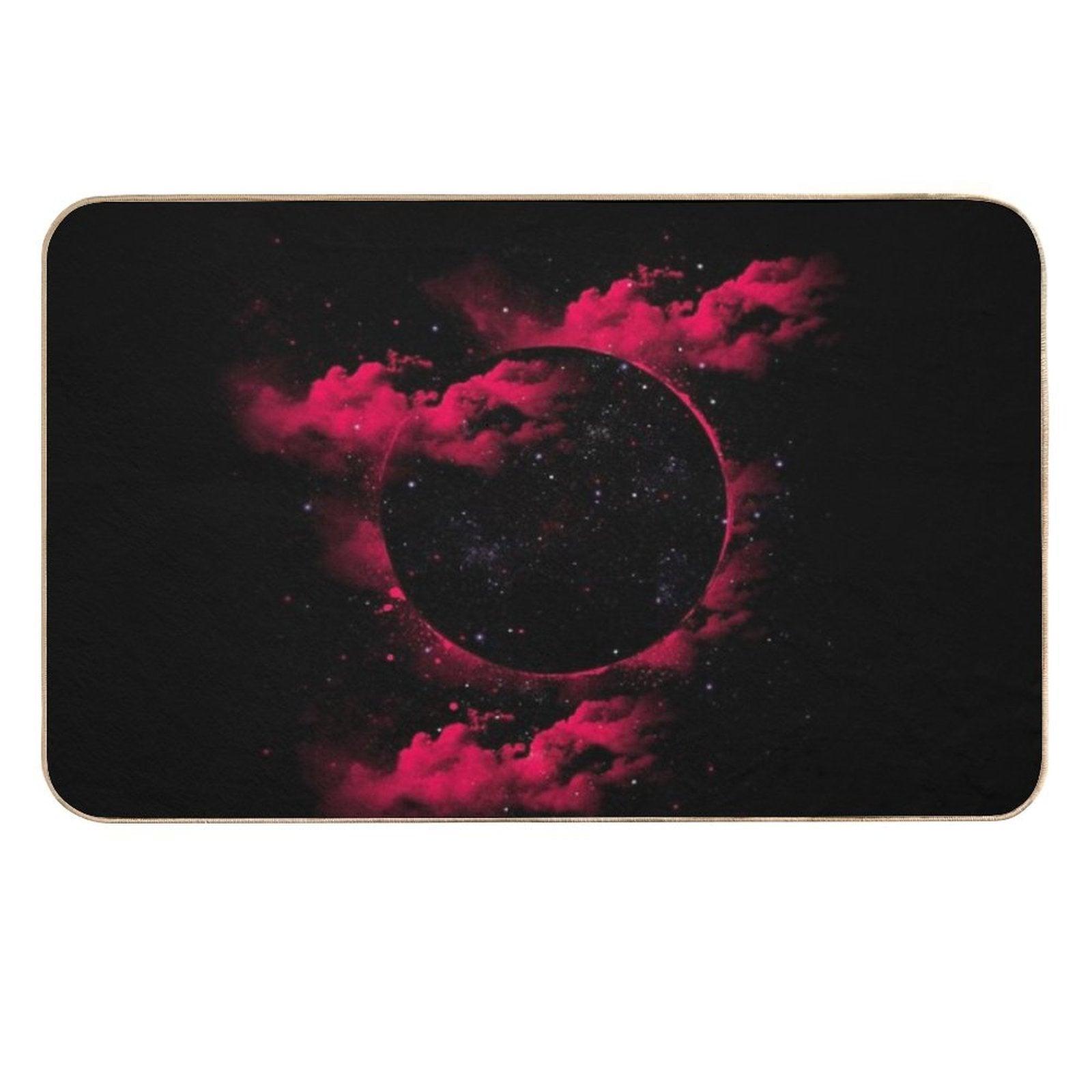 Black Hole  Easy Maintenance Bath Mat