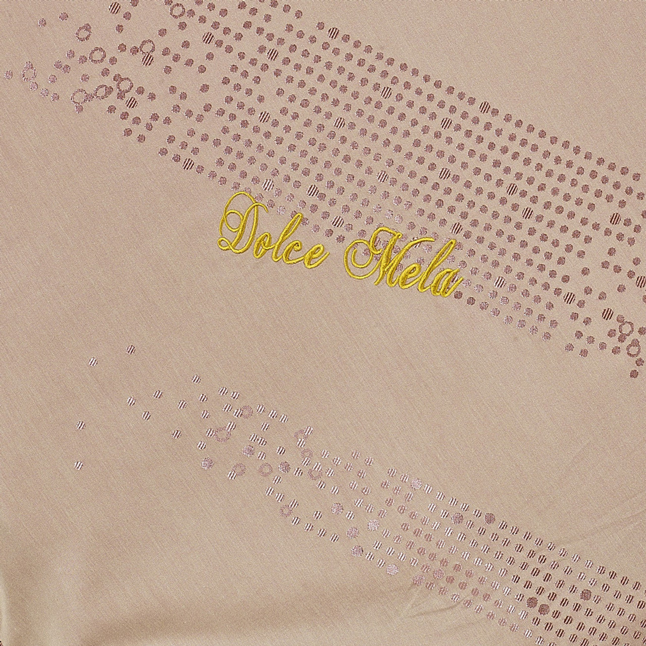 Dolce Mela Jacquard Damask Luxury Bedding Duvet Cover Set - Capri