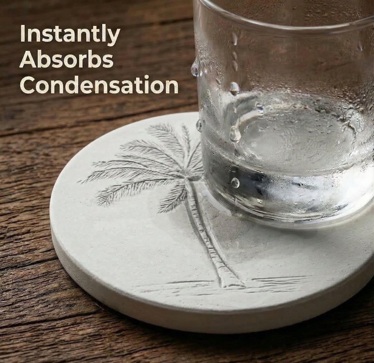 Palm Tree Drink Coasters