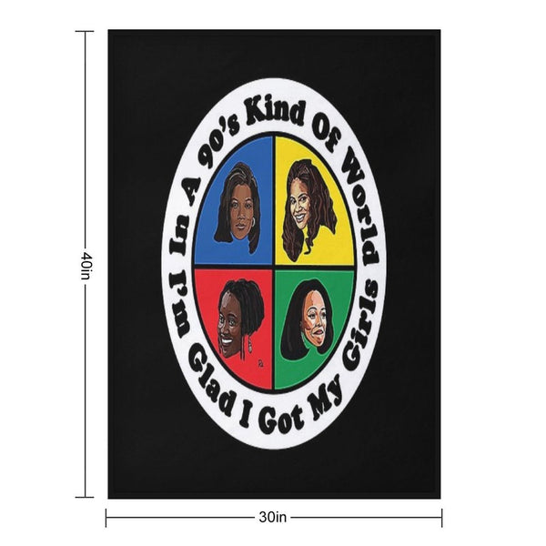 Living Single Shirt Machine-washable Throw Blanket