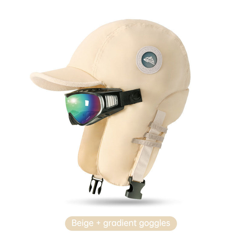 Winter ski hat warm hat men and women winter riding ear windproof plus velvet thickening pilot lei feng hat