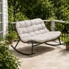 Double Wide Rocking Papasan Chair