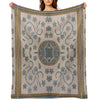 Arabian Rug Print Travel-friendly Throw Blanket