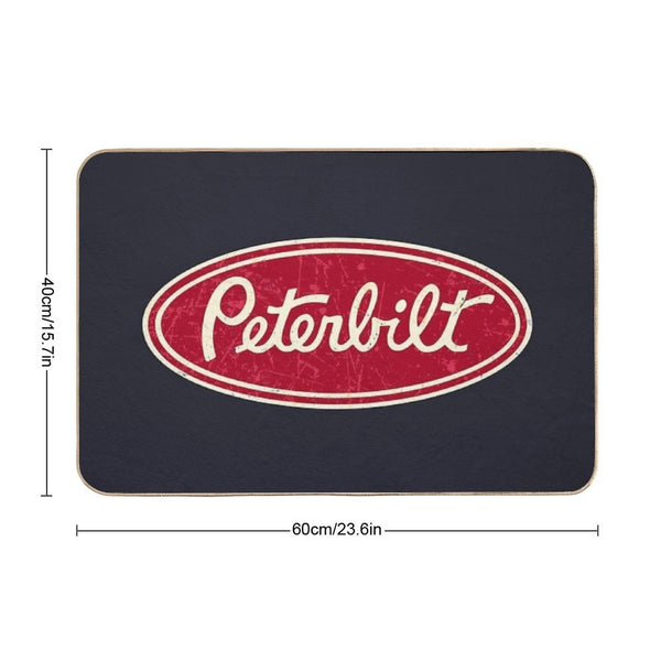 Peterbilt Truck Racing Vintage Bath Mat BionZax