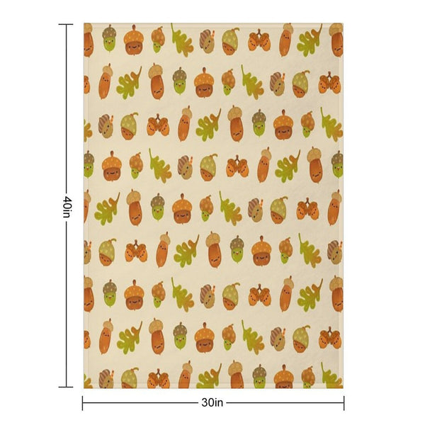 Acorns Gift-ready Throw Blanket