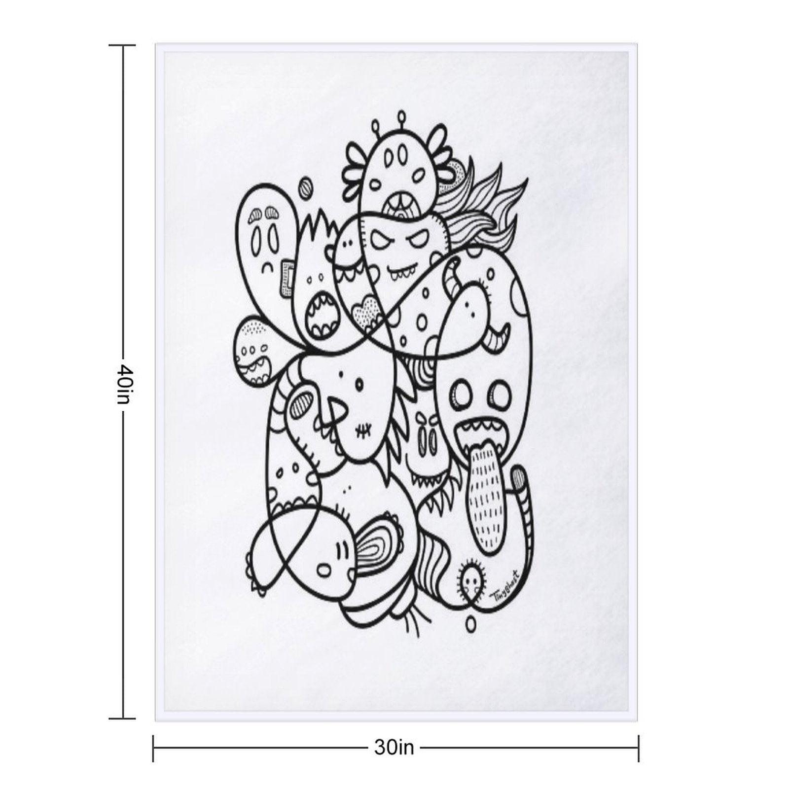 Doodle Throw Blanket