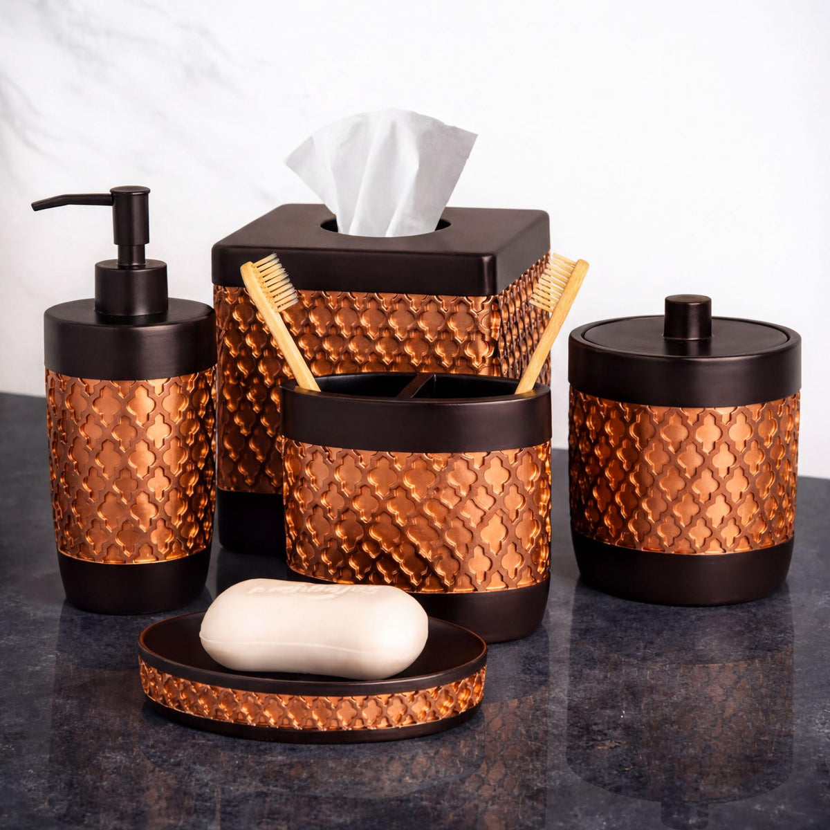 Bathroom Set – Wally, 6 Piece