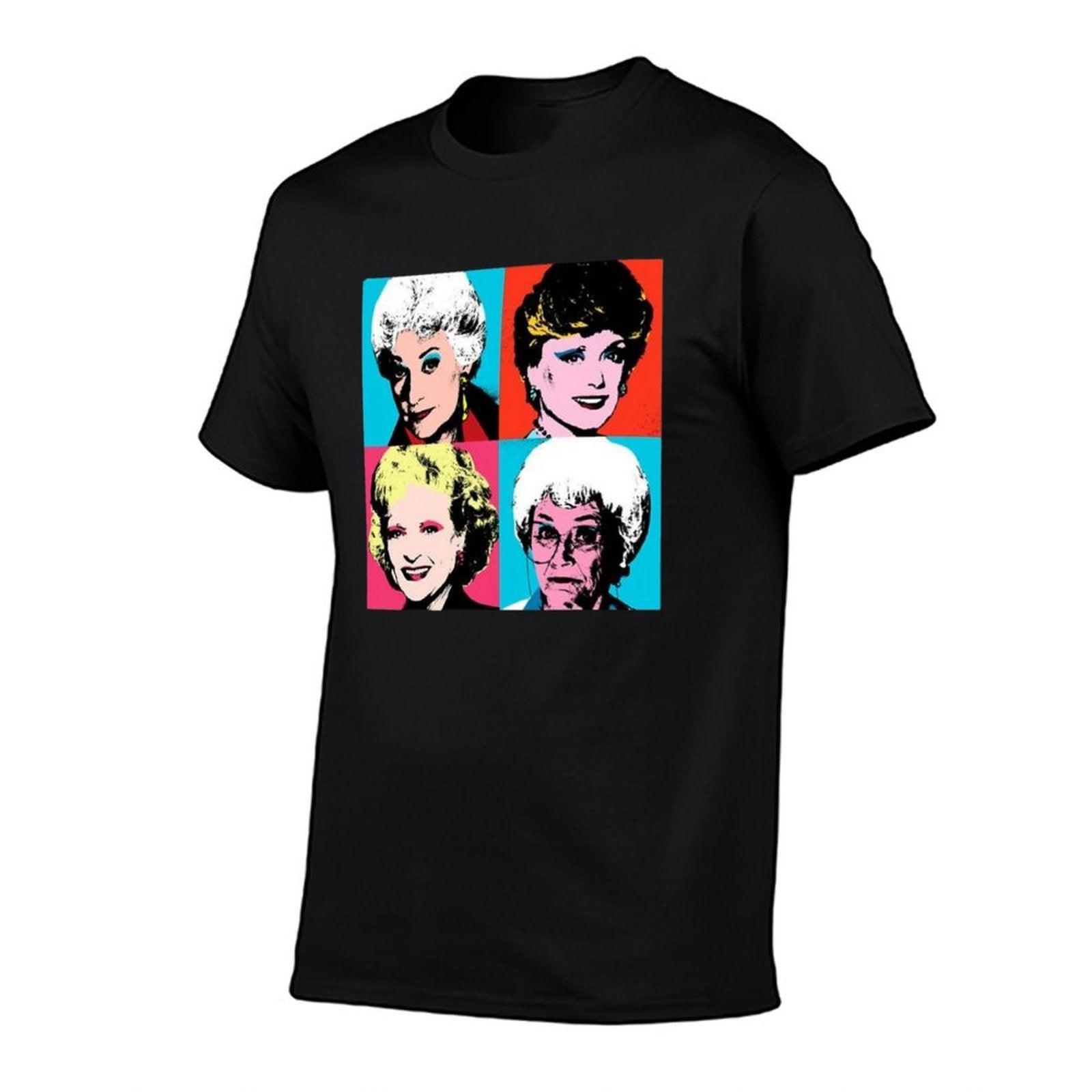 Golden Warhol Girls  Summer-ready Fabric T-Shirt
