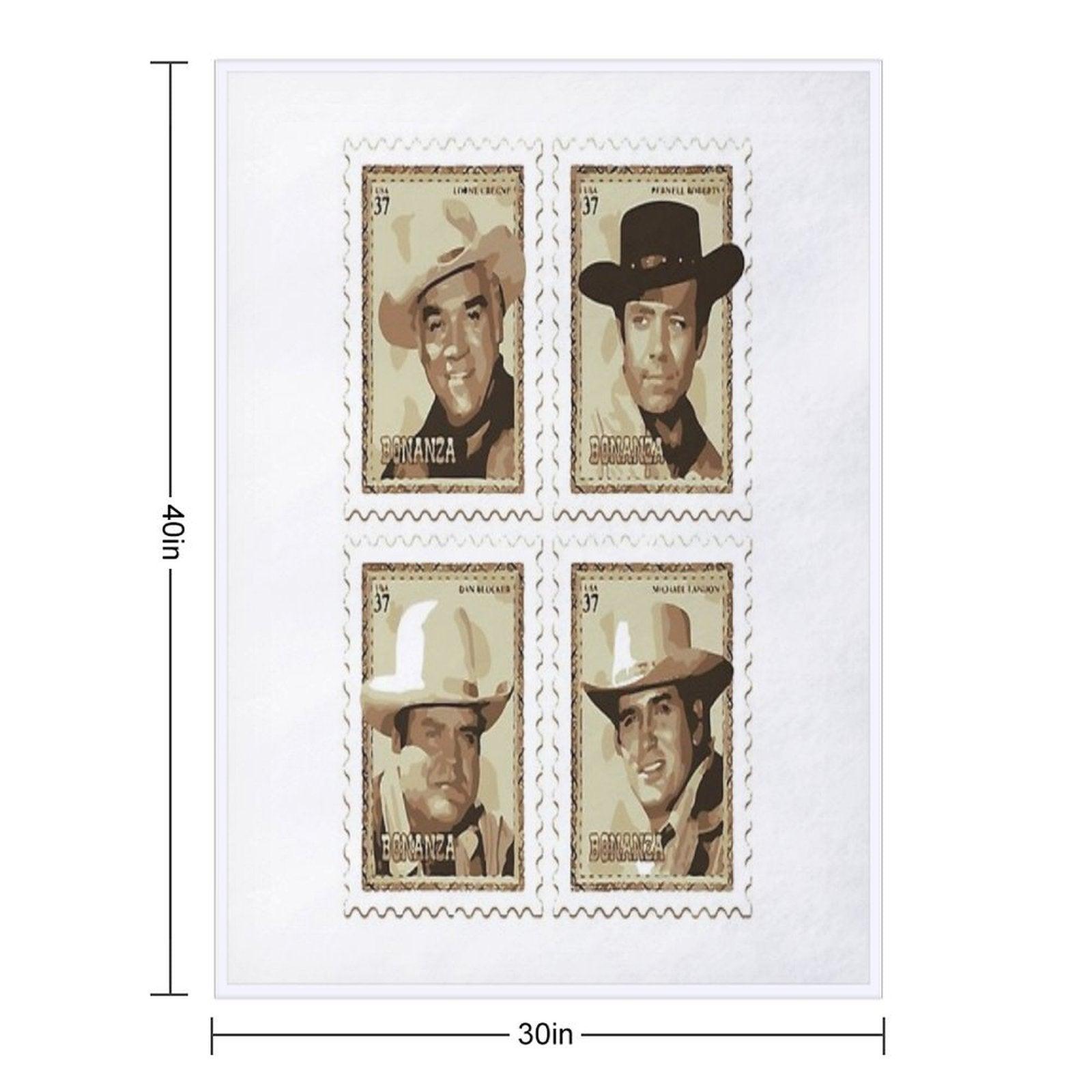 The Cartwrights Sepia Throw Blanket