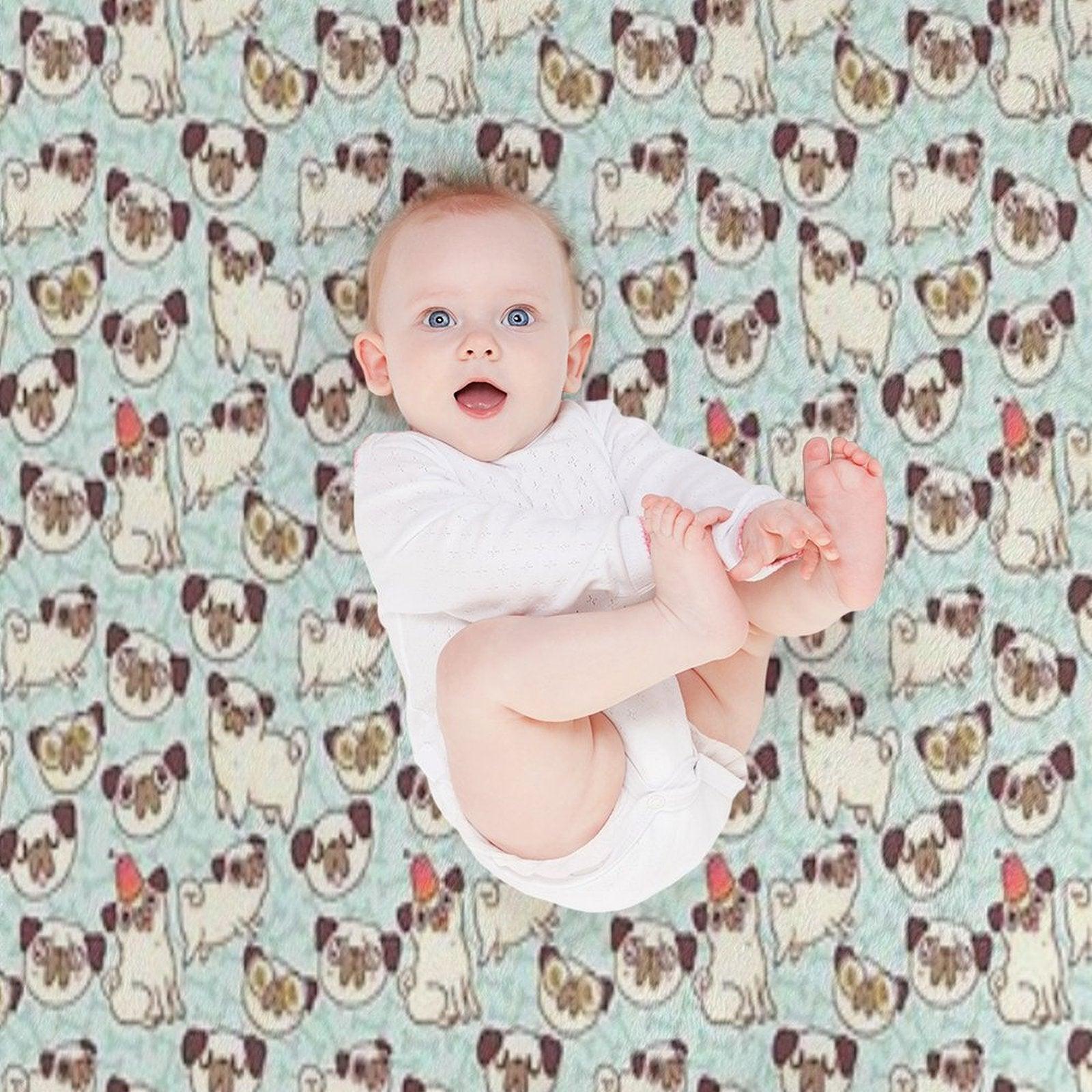 PUGLAND Throw Blanket