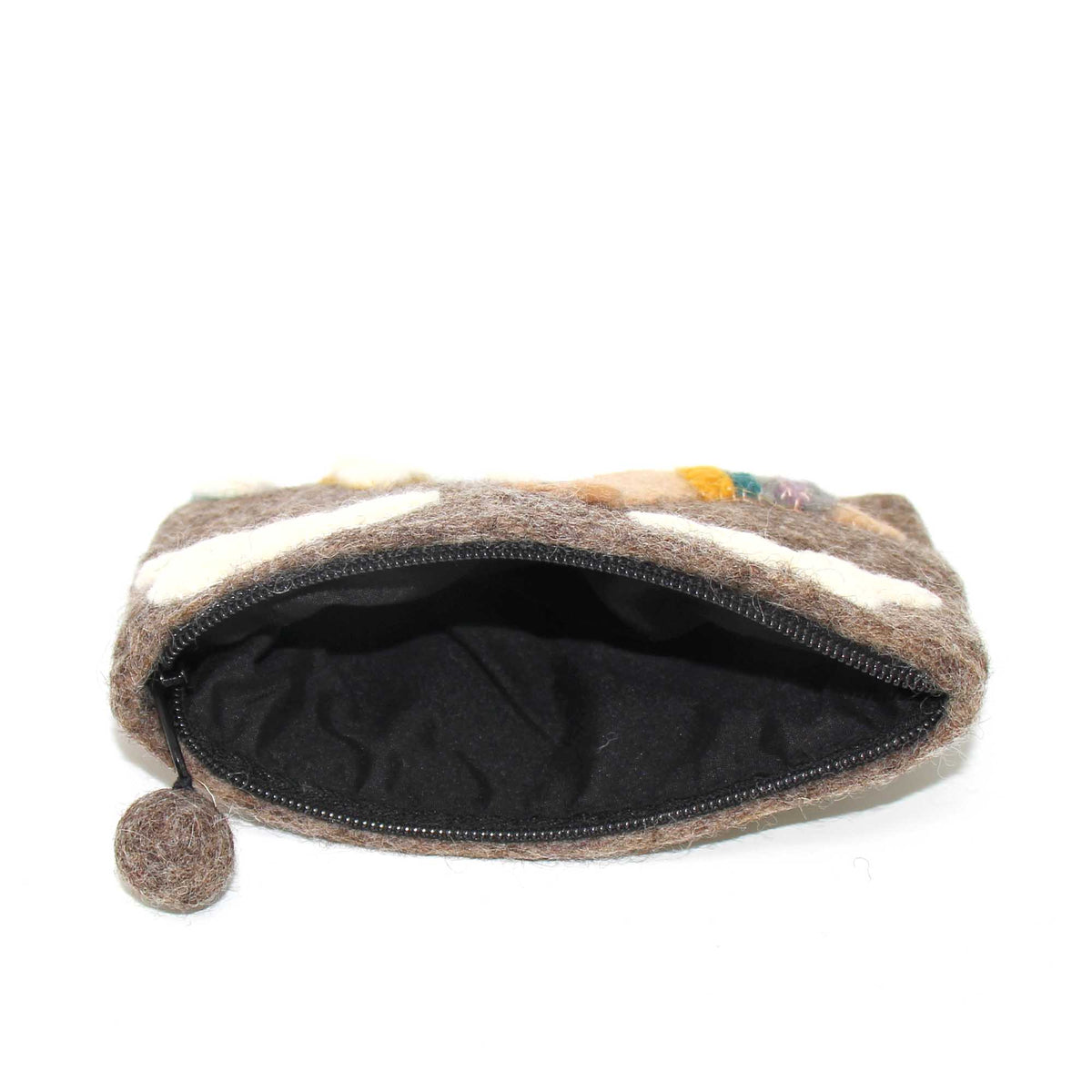 Llama Adventures Felt Zipper Pouch