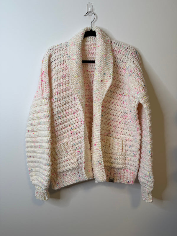 The Resolution Cardigan-Birthday Cake Tiny Fire