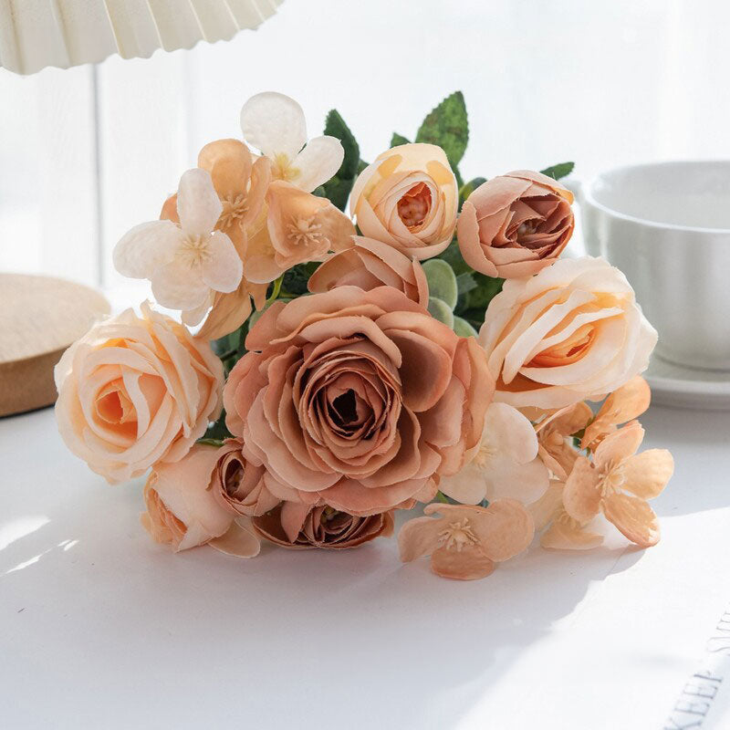 High-quality silk roses: for home, bedroom, weddings (wreaths, arch decor), outdoor yards, DIY gifts.
