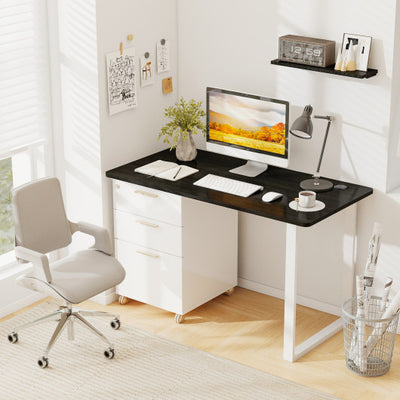 47” x 24” Universal Tabletop for Standard and Standing Desk Frame-Black