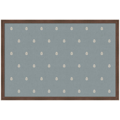 Pinboard Blue Botanical Block Print