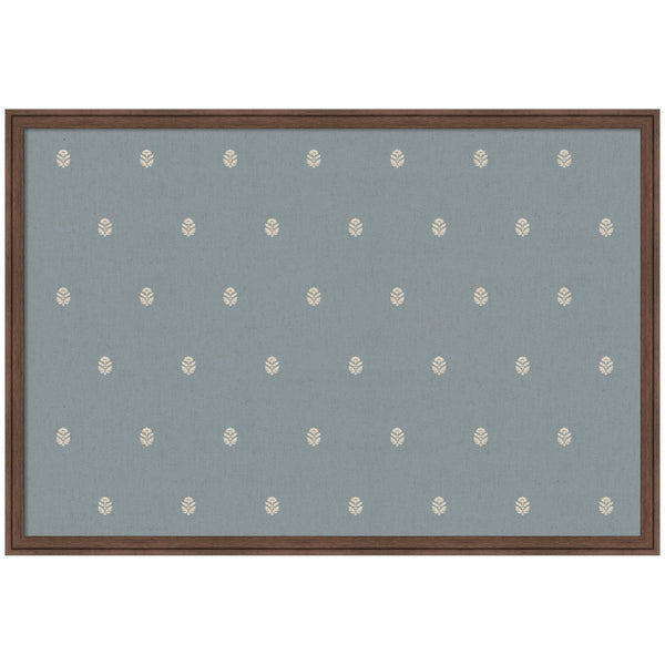 Pinboard Blue Botanical Block Print