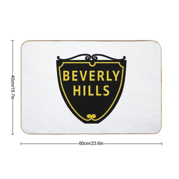 Beverly Hills Street Sign Bath Mat