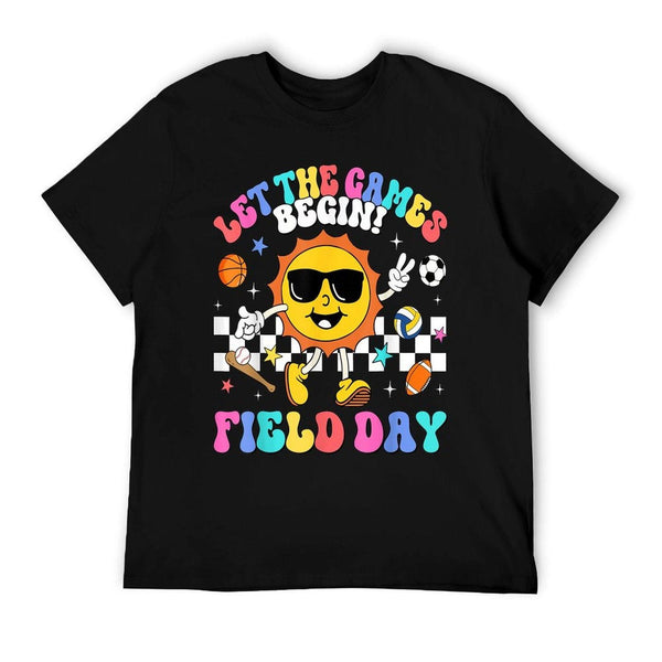 Field Day 2025 Let The Games Begin Teachers Kids Field Day T-Shirt