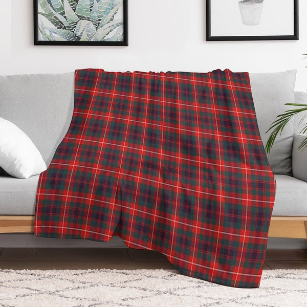 Clan Fraser of Lovat Tartan Multi-functional Throw Blanket