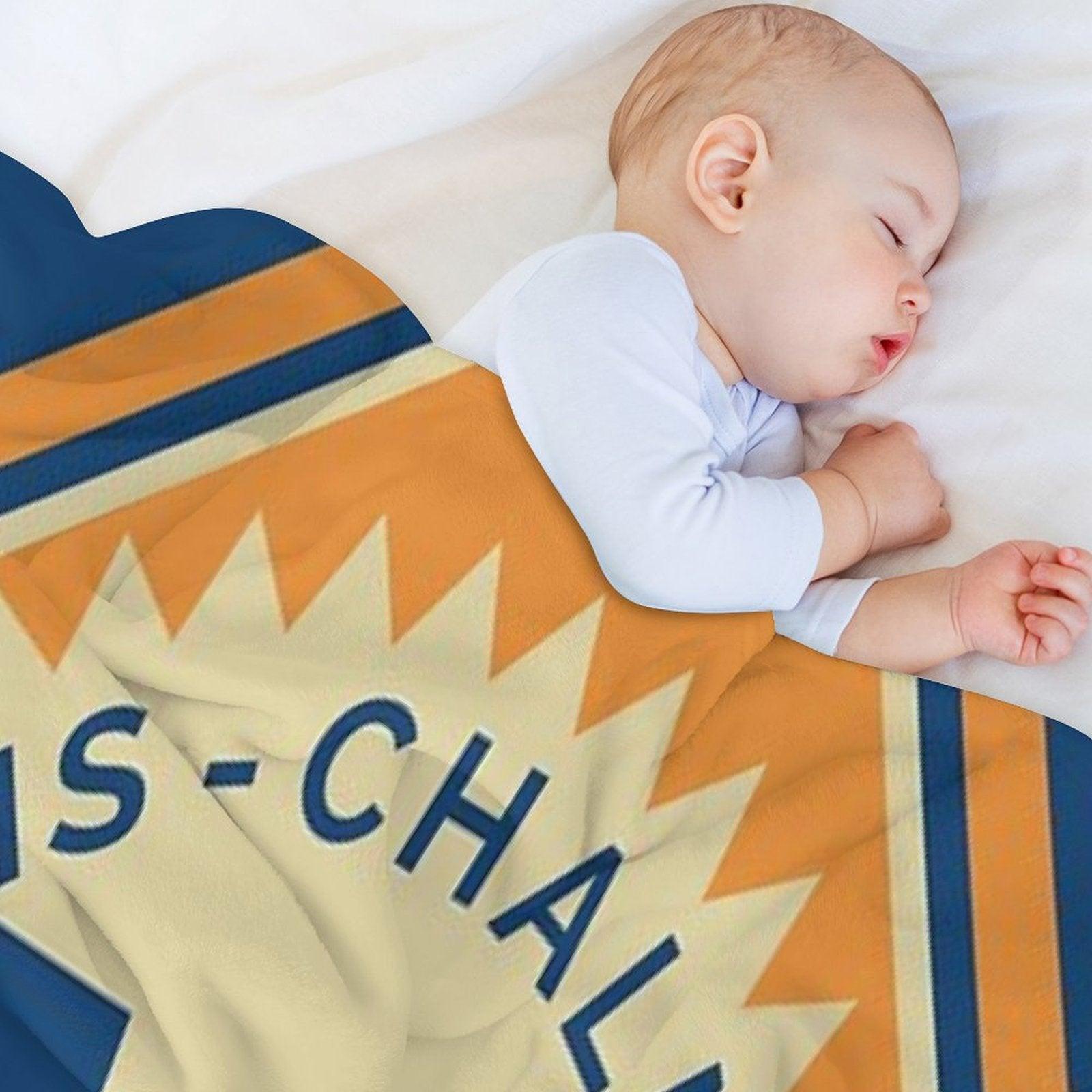 Allis Chalmers Retro Logo Throw Blanket