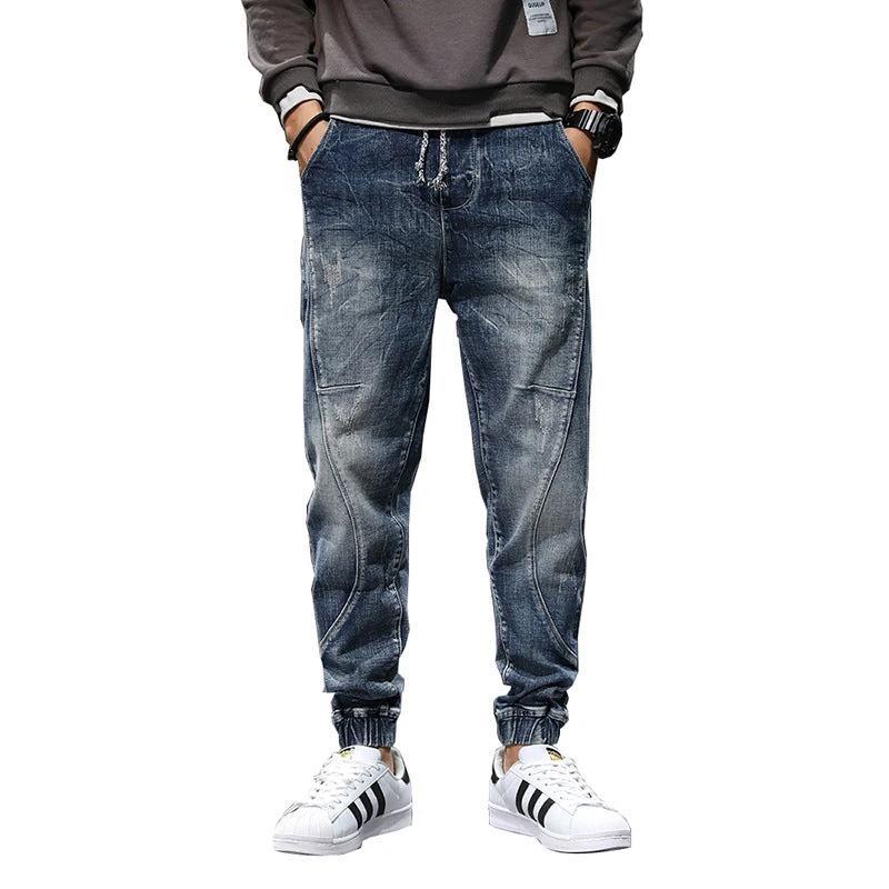 Men's Denim Stretch Plus Size Jeans Slim Casual