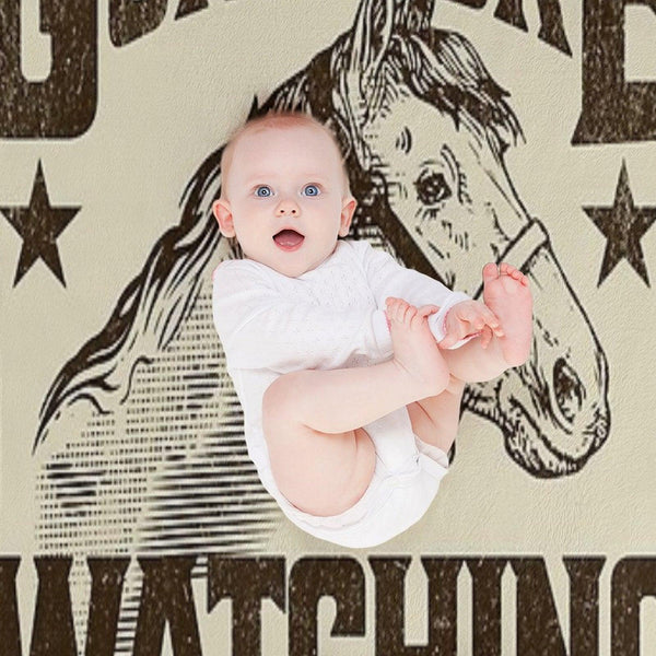 This Is My GUNSMOKE Watching Blanket  Funny Retro TV Throw Blanket Throw Blanket