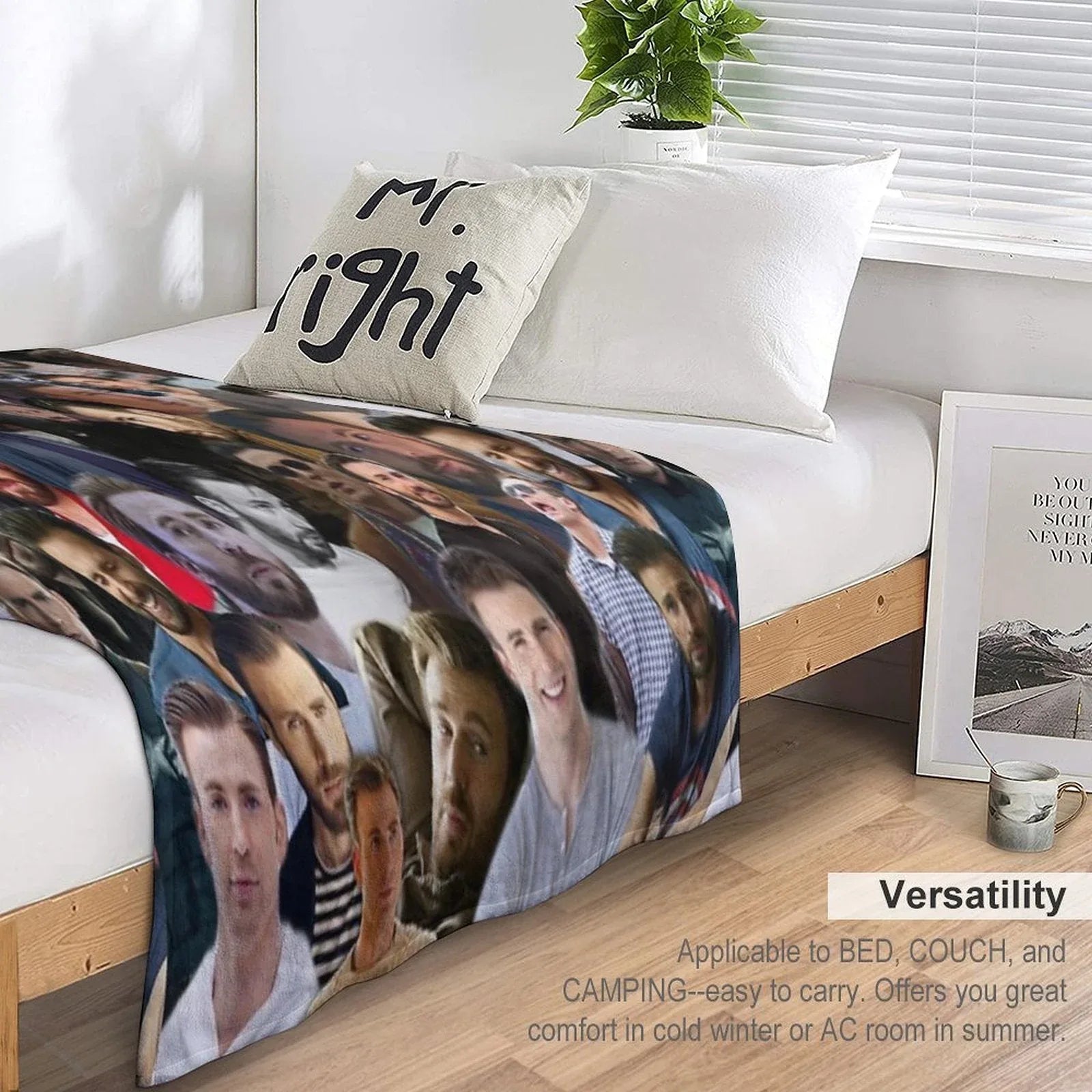 Chris Evans Throw Blanket