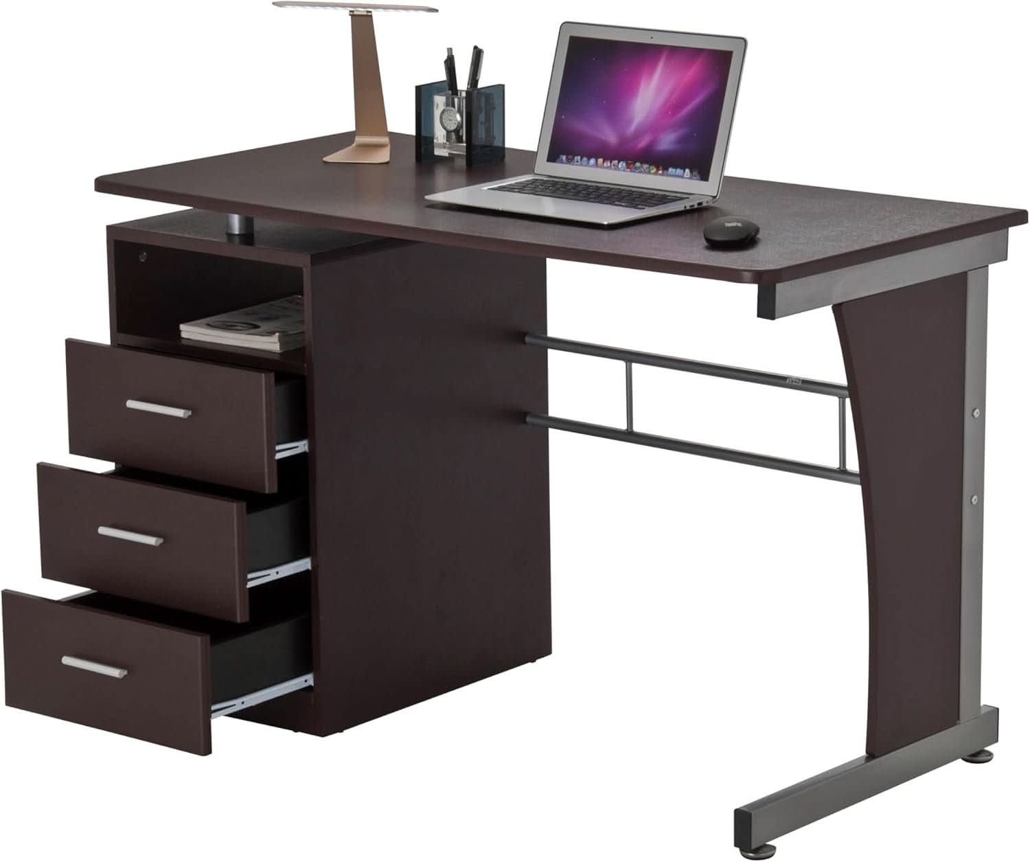 48 Inch Computer Desk with Drawers for Home Office