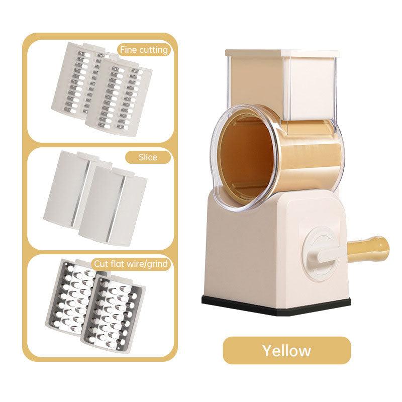 Household vegetable cutting artifact hand roller multifunctional potato shredder shredder slicer grinding powder wiper