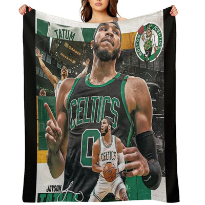 Jayson Tatum 0 Champions Velvety-soft Throw Blanket