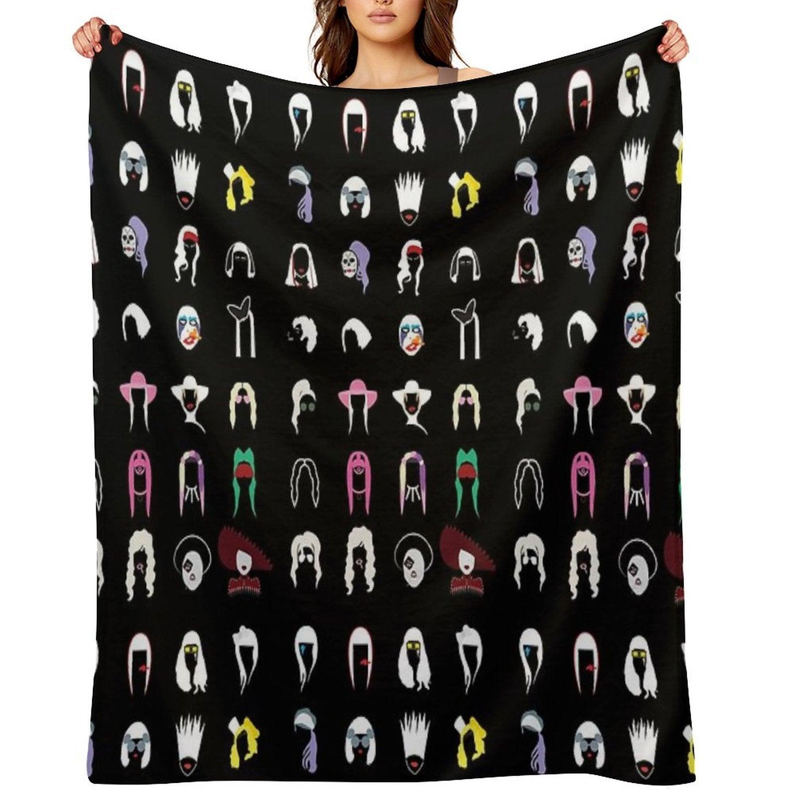 Lady Gaga Portrait Throw Blanket