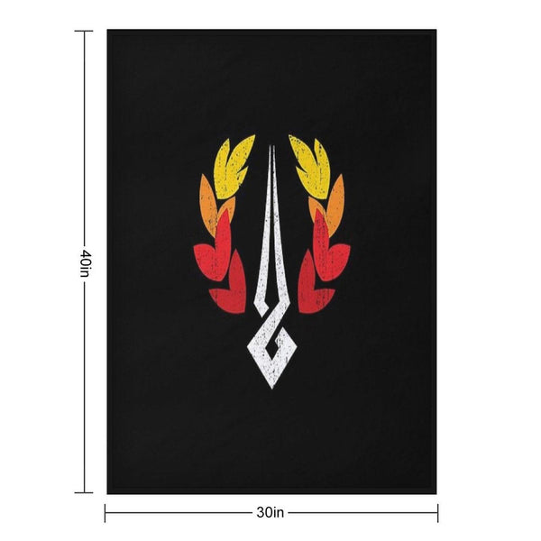 Hades Symbol T-Shirt Throw Blanket