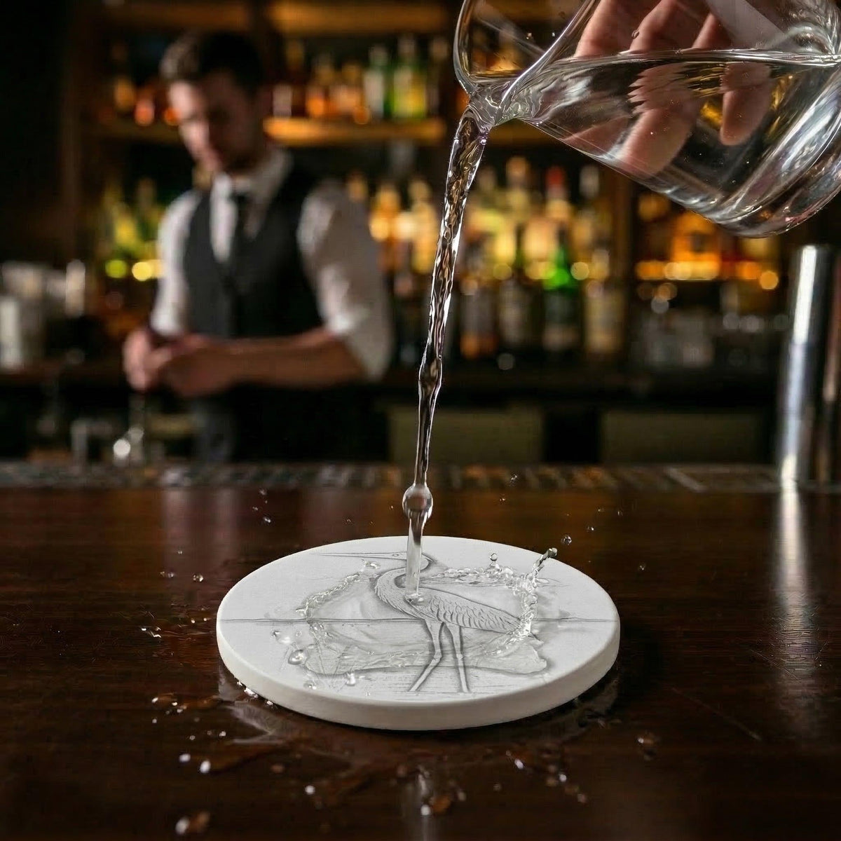 Heron Drink Coasters
