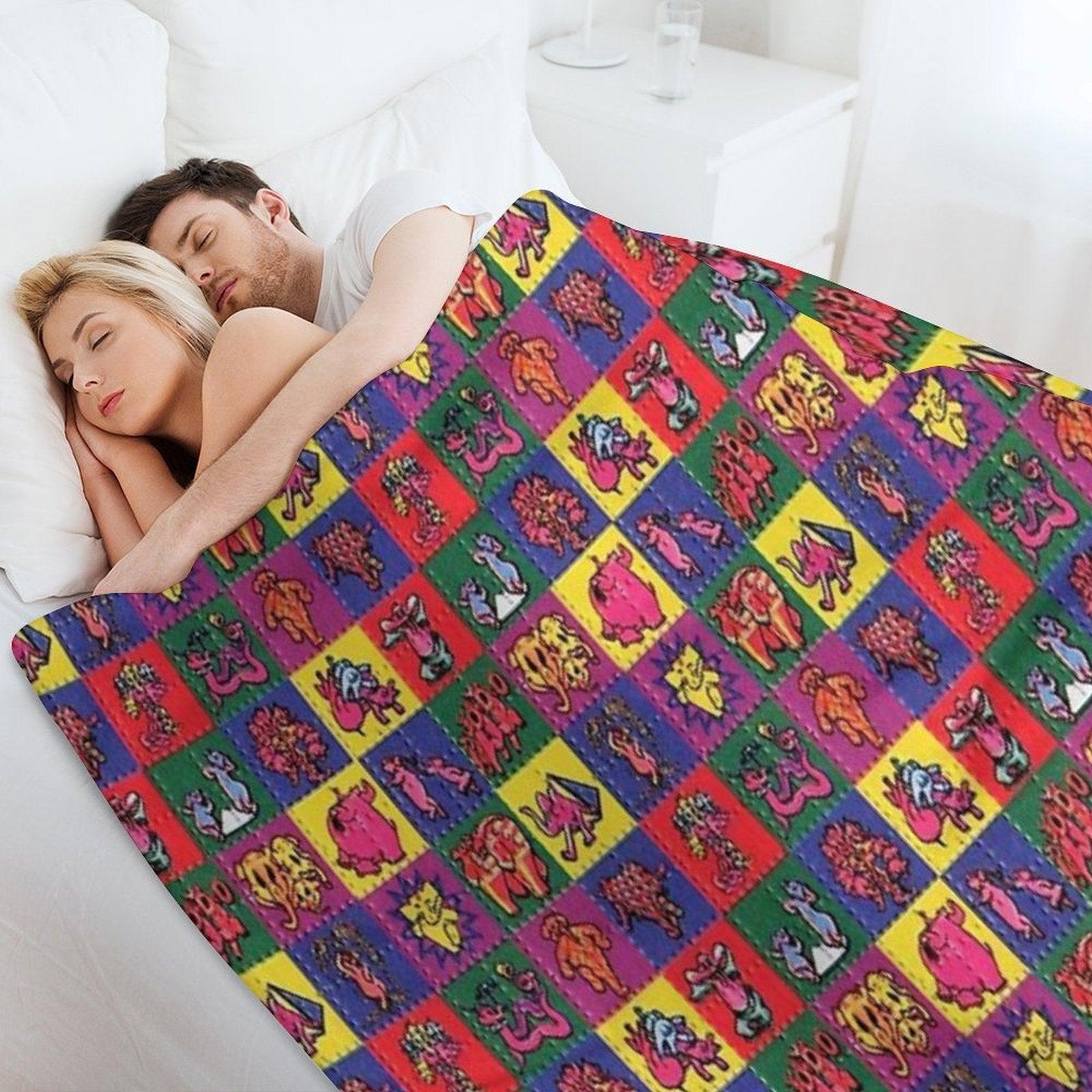 Blotter Art Throw Blanket