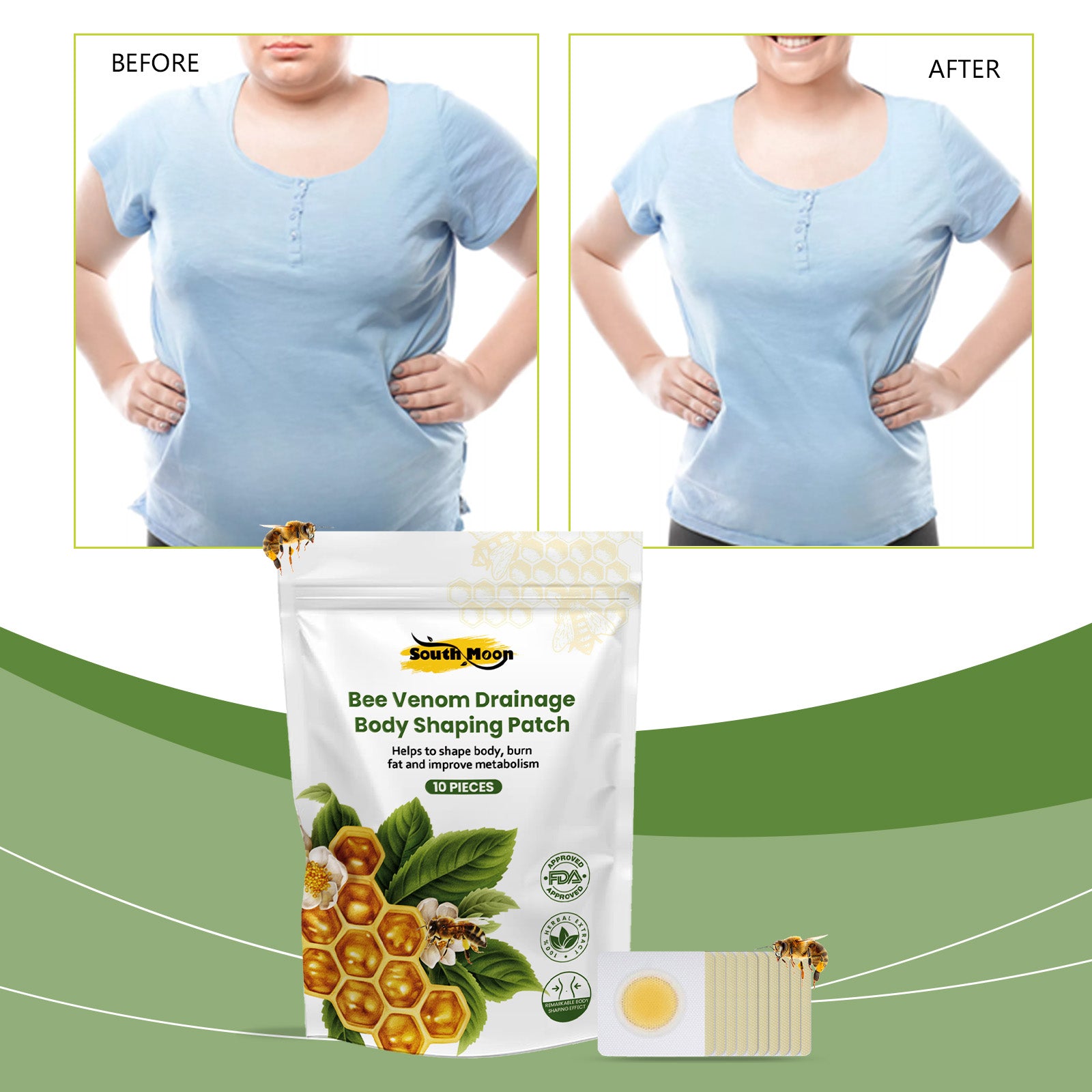 Body Care Patch To Improve Skin Elasticity And Firmness And Keep Skin Moisturized For A Long Time