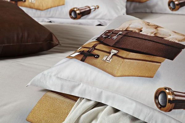 Dolce Mela 100% Cotton Bedding Duvet Cover Sheet Set - Animal Print - Gifts for You 'n Me