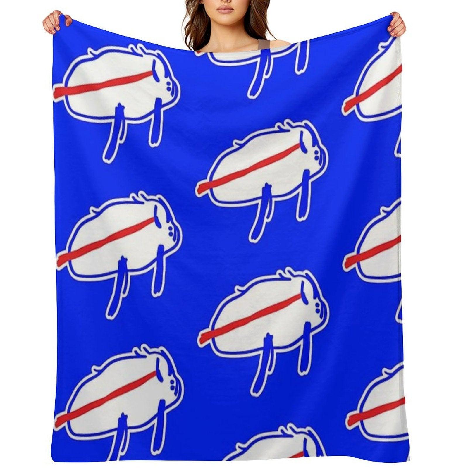 Josh Allen Drawing Throw Blanket