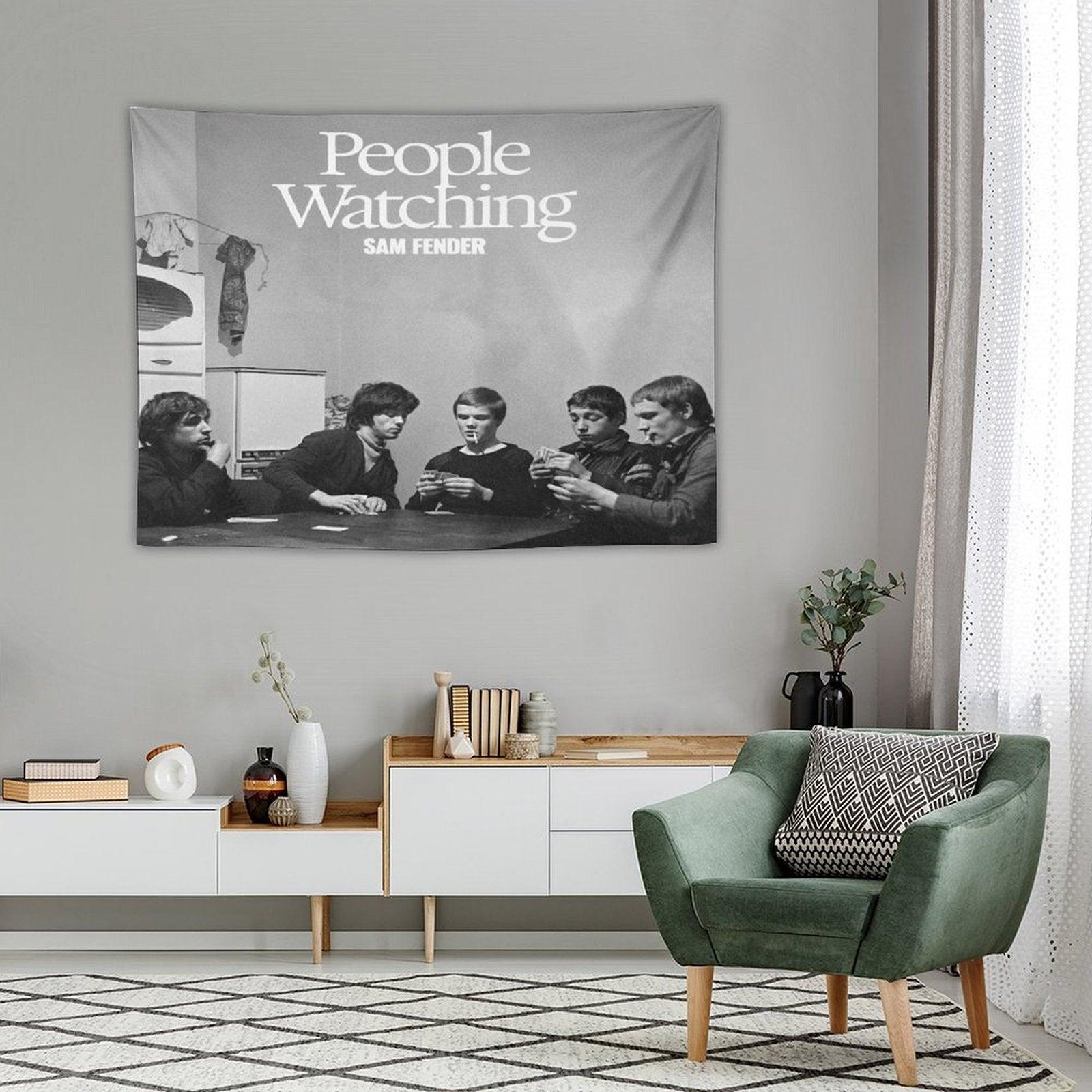 People Watching Tapestry