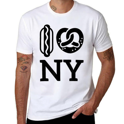 Hot Dog Soft Pretzel New York City NYC  Classic T-Shirt