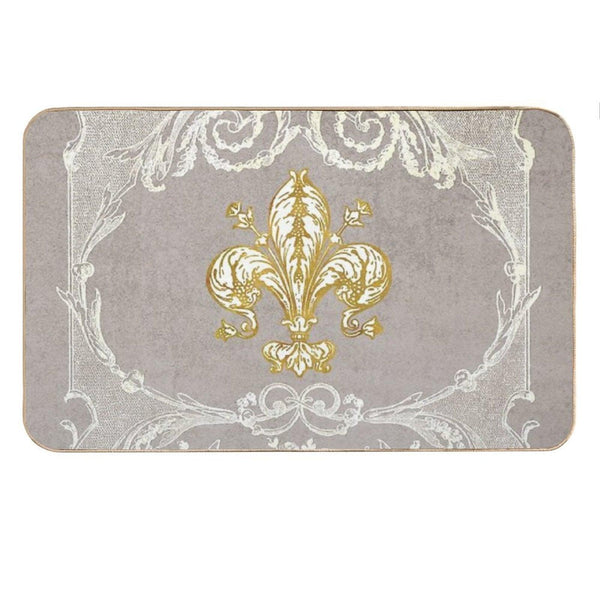 Fleur-de-lis, French, Fleur-de-lys Bath Mat