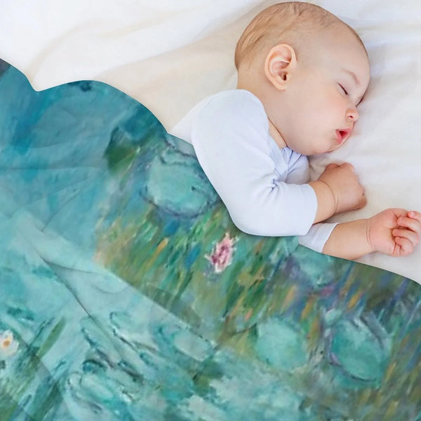 Claude Monet – Nymphéas – Water Lilies Throw Blanket