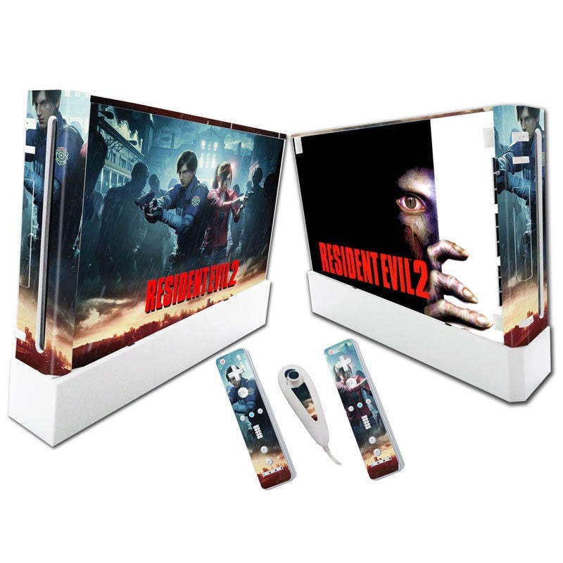 Suitable for WII stickers wii console cartoon protective film Spider-Man Fortress Night multiple styles without leaving glue