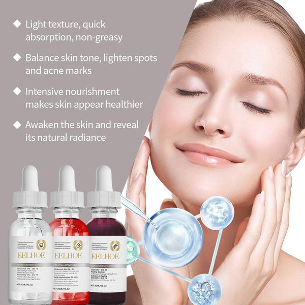 Acne Set Facial Cleansing Acne Repair Skin Whitening Acne Print Essence Mask Set