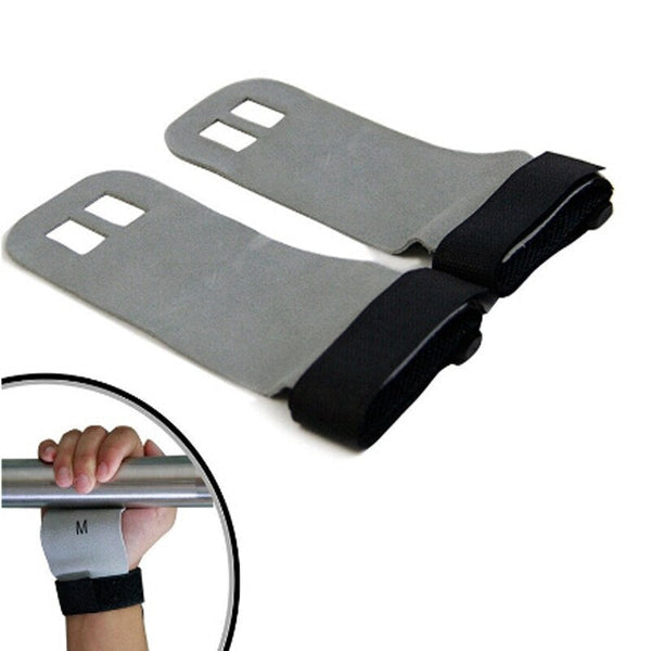 1 Pair S M L Hand Grip Synthetic Leather Crossfit Gymnastics Guard Palm Protectors Glove Pull Up Bar Weight Lifting Glove - Gifts for You 'n Me
