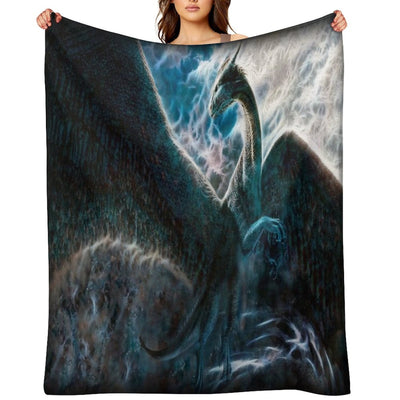 Saphira The Dragon From The Hit Eragon Movie Durable Throw Blanket