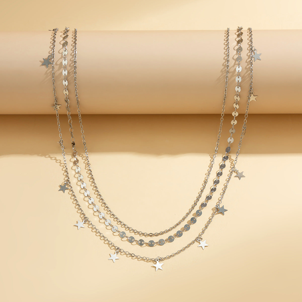 Metal Star Butterfly Waist Chain Beach Wind Pearl Tassel Body Chain